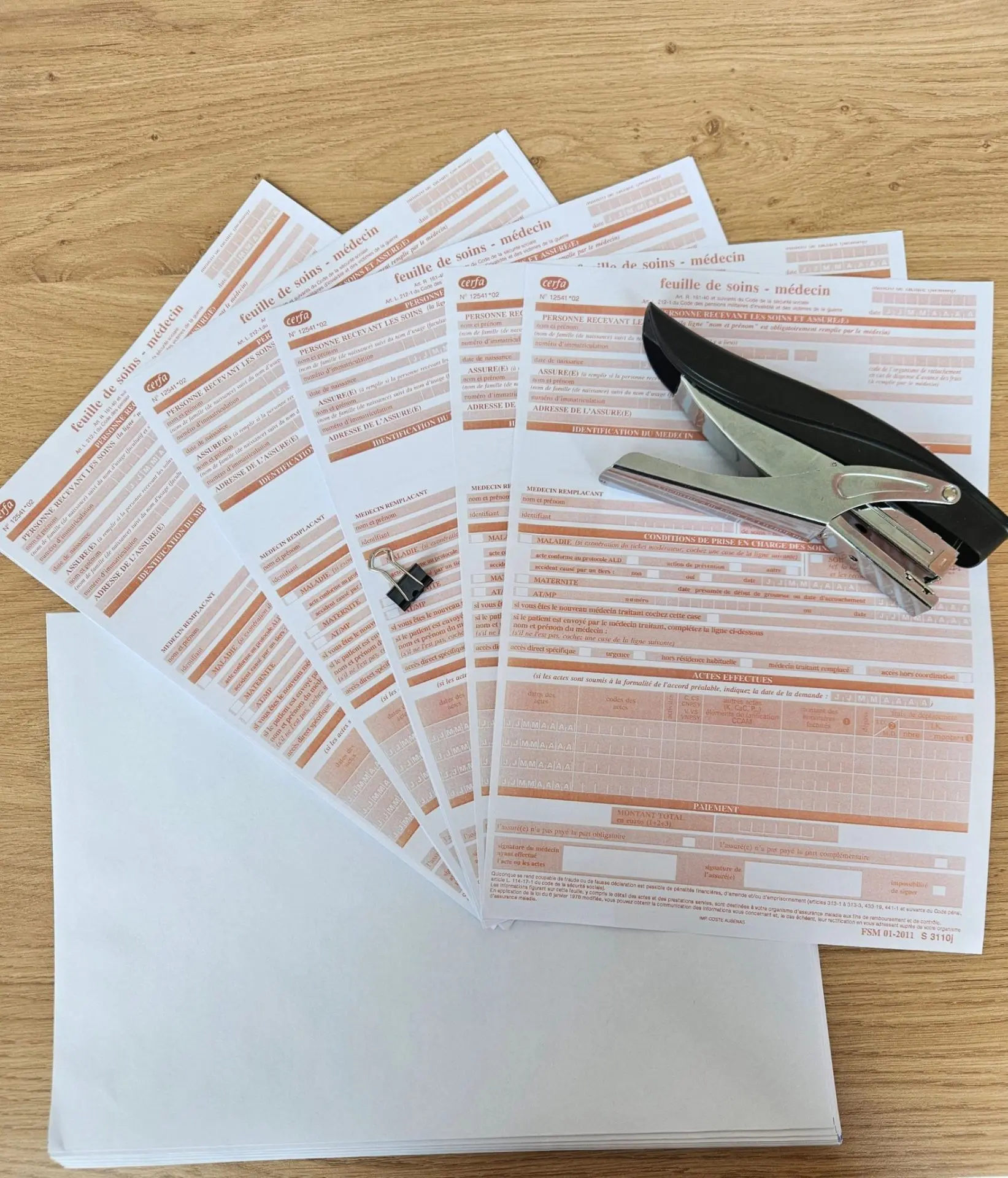 Des ordonnances médicale